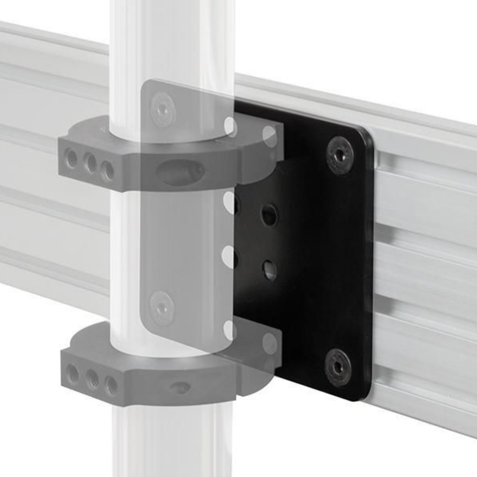 B-Tech System X Collar Mounting Bracket 5mm Black | BT8390-CFK/B Mounting Accessory B-Tech