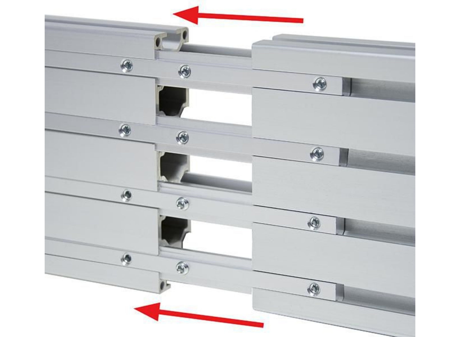 B-Tech System X Horizontal Rail Extension Kit | BT8390-EXT/S Mounting Accessory B-Tech
