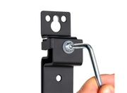 B-Tech BT8390-WFK5/B System X™ Adjustable Depth Rail Mounting Bracket | Ideal For Uneven Walls Mounting Accessory B-Tech