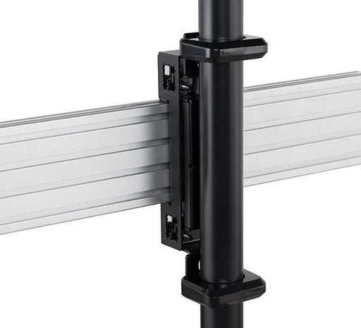 B-Tech SYSTEM X Adjustable Height and Depth Rail Mounting Bracket | BT8390-WFK6/B