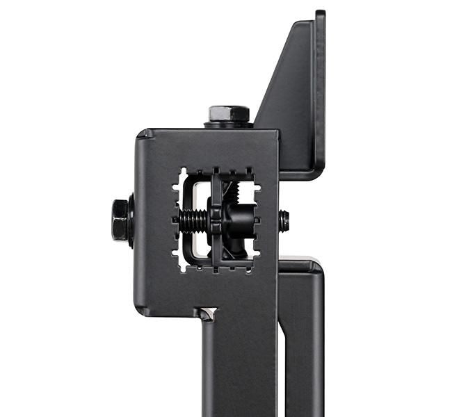 B-Tech SYSTEM X Adjustable Height and Depth Rail Mounting Bracket | BT8390-WFK6/B Mounting Accessory B-Tech