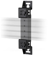 B-Tech SYSTEM X Adjustable Height and Depth Rail Mounting Bracket | BT8390-WFK6/B