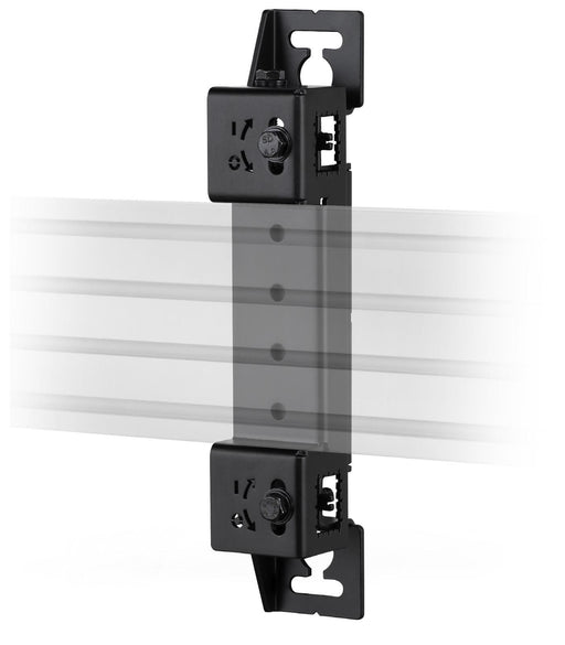 B-Tech SYSTEM X Adjustable Height and Depth Rail Mounting Bracket | BT8390-WFK6/B