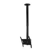 B-Tech 47" - 1m Pole Adjustable Drop Flat Screen Ceiling Mount With Tilt | BT8420/B Ceiling Mount Bracket B-Tech
