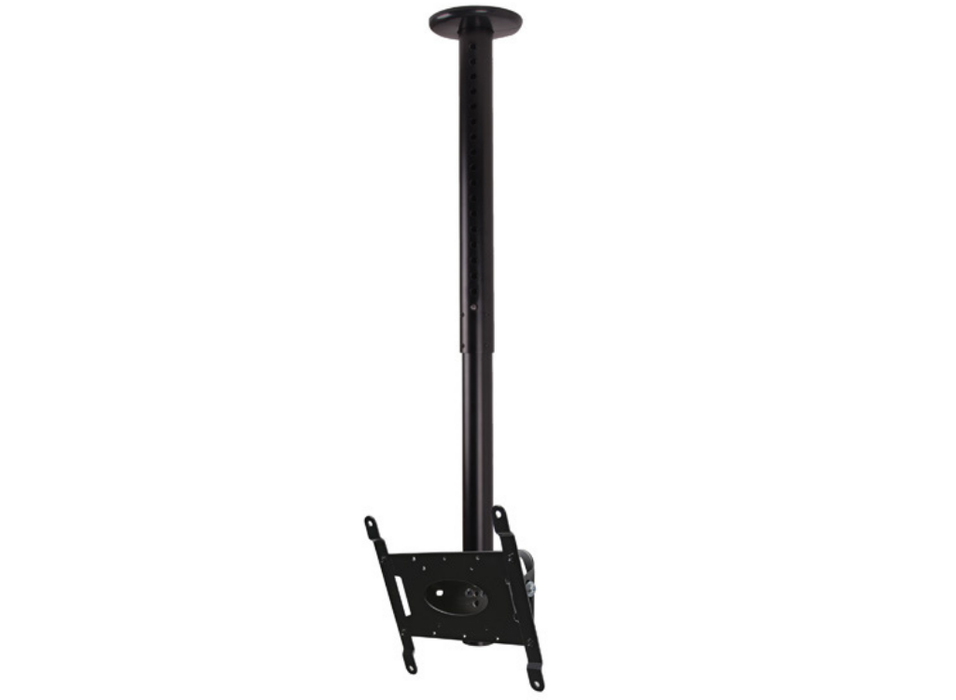 B-Tech (0.5m) Telescopic Universal Flat Screen Ceiling Mount with Tilt (VESA 200 x 200) - BT8420-050/B