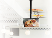 B-Tech 47" - 2m Telescopic Universal Flat Screen Ceiling Mount with Tilt | BT8420-200/B Ceiling Mount Bracket B-Tech