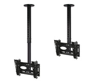 B-Tech up to 47" 1m Adjustable Drop Universal Flat Screen Ceiling Mount | BT8423/B Ceiling Mount Bracket B-Tech