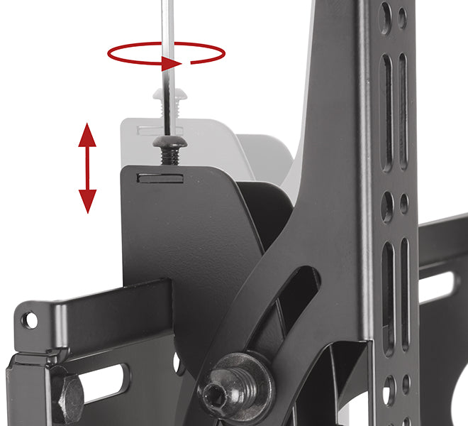 B-Tech Up to 65" Universal 3M Flat Screen 15° Tilt Ceiling Mount | BT8424-300/B Ceiling Mount Bracket B-Tech