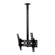 B-Tech 65" Universal 1.5M Flat Screen Ceiling Mount with 15° Tilt | BT8424-150/B Ceiling Mount Bracket B-Tech