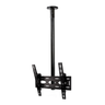 B-Tech 65" Universal 1.5M Flat Screen Ceiling Mount with 15° Tilt | BT8424-150/B