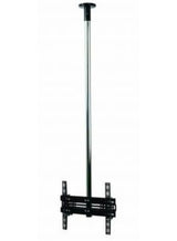 B-Tech 39" - 65" up to 2m Universal Flat Screen Ceiling Mount with Tilt Chrome | BT8424-300/C