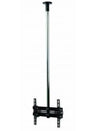 B-Tech 39" - 65" up to 2m Universal Flat Screen Ceiling Mount with Tilt Chrome | BT8424-300/C