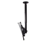 B-Tech Up to 75" 1m Adjustable Drop Flat Screen Ceiling Mount With Tilt | BT8427/B Ceiling Mount Bracket B-Tech