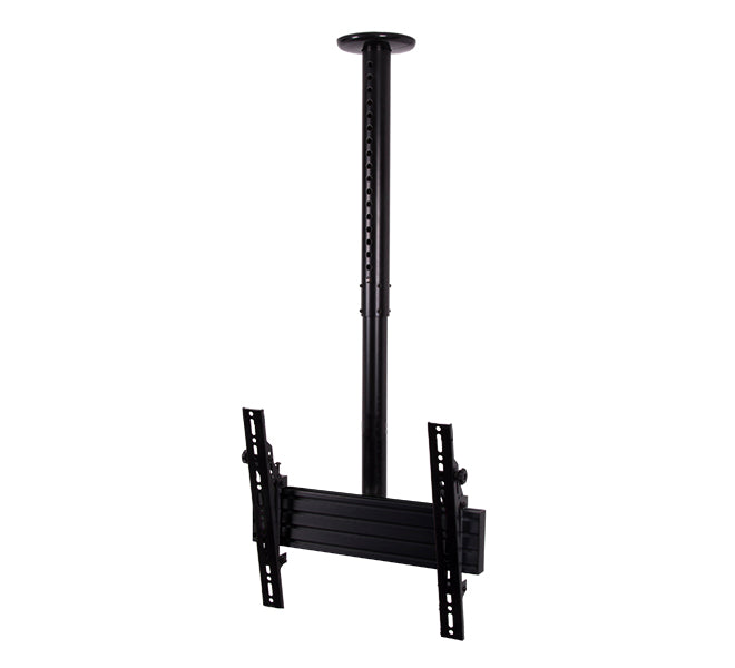 B-Tech Up to 75" 1m Adjustable Drop Flat Screen Ceiling Mount With Tilt | BT8427/B Ceiling Mount Bracket B-Tech