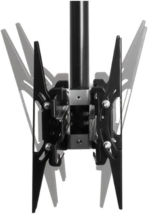B-Tech 32" - 65" up to 3m Universal Flat Screen Ceiling Mount For 2 Screens | BT8428-100/B Ceiling Mount Bracket B-Tech