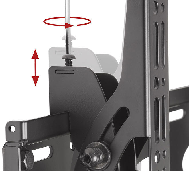 B-Tech 39" - 65" - 1.5m Back-to-Back Universal Flat Screen Ceiling Mount with Tilt | BT8428-150/C Ceiling Mount Bracket B-Tech