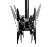 B-Tech 39" - 65" - 1.5m Back-to-Back Universal Flat Screen Ceiling Mount with Tilt | BT8428-150/C Ceiling Mount Bracket B-Tech