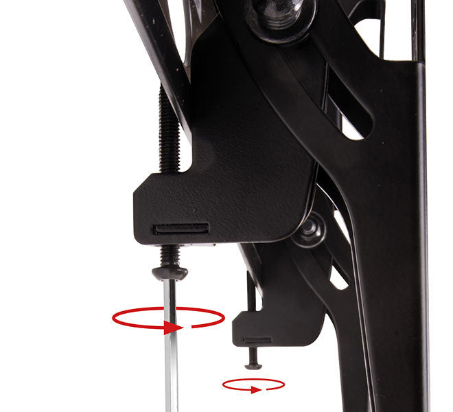B-Tech 39" - 65" - 1.5m Back-to-Back Universal Flat Screen Ceiling Mount with Tilt | BT8428-150/C Ceiling Mount Bracket B-Tech