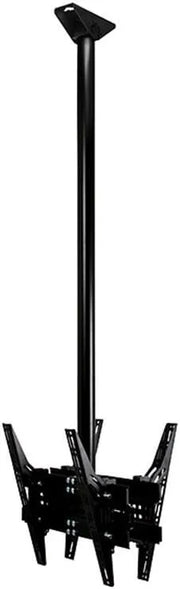 B-Tech 32" - 65" up to 3m Universal Back-to-Back Flat Screen Ceiling Mount | BT8428-200/B Ceiling Mount Bracket B-Tech