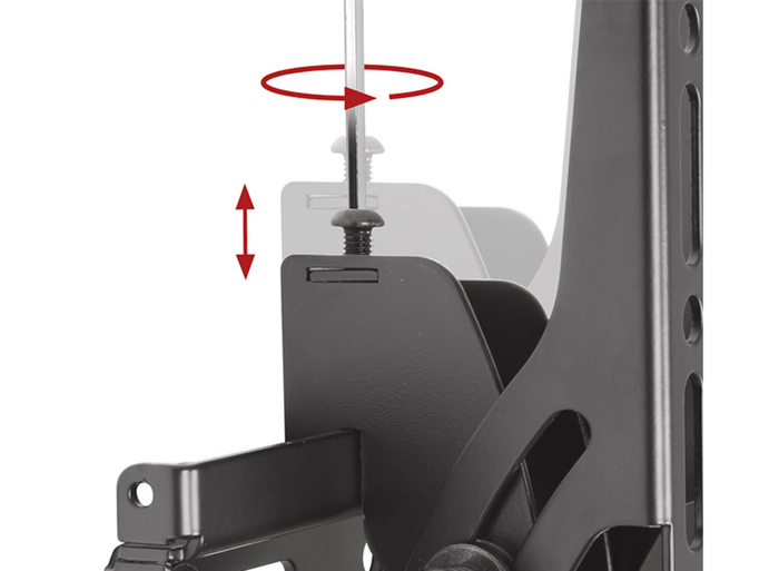 B-Tech Up To 80" BT8432-B Universal Flat Screen Wall Mount With Tilt Wall Mount Bracket B-Tech