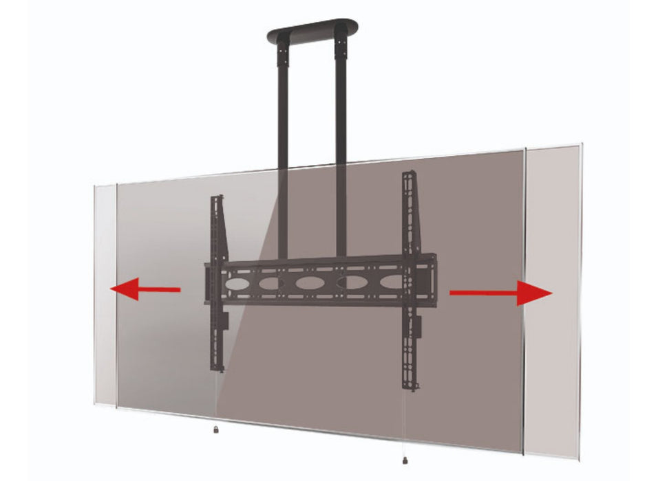 B-Tech Extra-Large Universal Flat Screen Ceiling Mount (VESA 1100 x 700) - 1.5m | BT8448-150/BB
