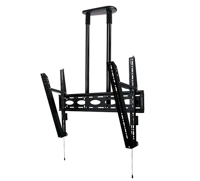 B-Tech BT8449 Universal Extra-Large Flat Screen Ceiling Mount with Tilt Ceiling Mount Bracket B-Tech