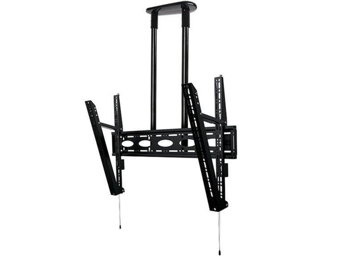 B-Tech 65" - 100" - 2m Extra-Large Universal Flat Screen Ceiling Mount with Tilt | BT8449-200/BB Ceiling Mount Bracket B-Tech