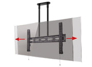 B-Tech 65" - 100" - 2m Extra-Large Universal Flat Screen Ceiling Mount with Tilt | BT8449-200/BB Ceiling Mount Bracket B-Tech