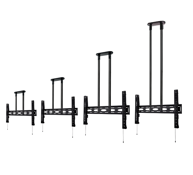 B-Tech BT8449 Universal Extra-Large Flat Screen Ceiling Mount with Tilt Ceiling Mount Bracket B-Tech
