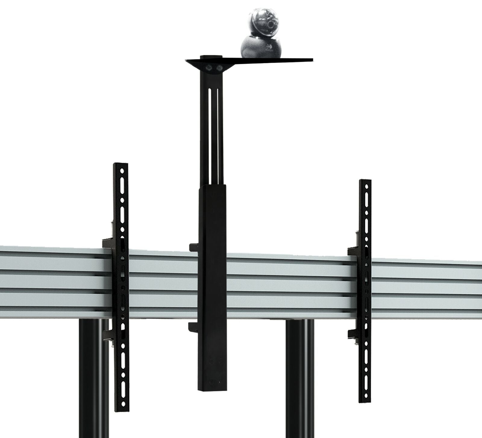 B-Tech 39" - 46" Twin Screen VC Display Trolley | BT8511/BB Mobile Trolley B-Tech