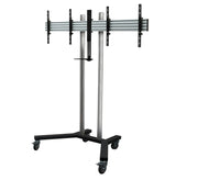 B-Tech 39" - 46" Twin Screen VC Display Trolley | BT8511/BB Mobile Trolley B-Tech