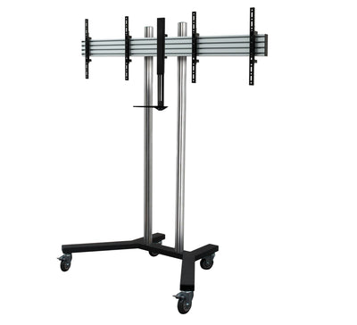B-Tech 39" - 46" Twin Screen VC Display Trolley | BT8511/BB TV Mount & Brackets B-Tech