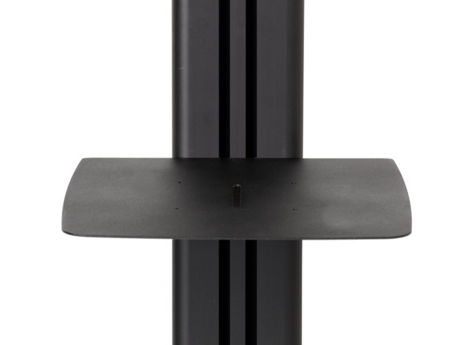 B-Tech BT8514/B Universal Twin Screen VC Trolley For 39"-49" Screens Mobile Trolley B-Tech