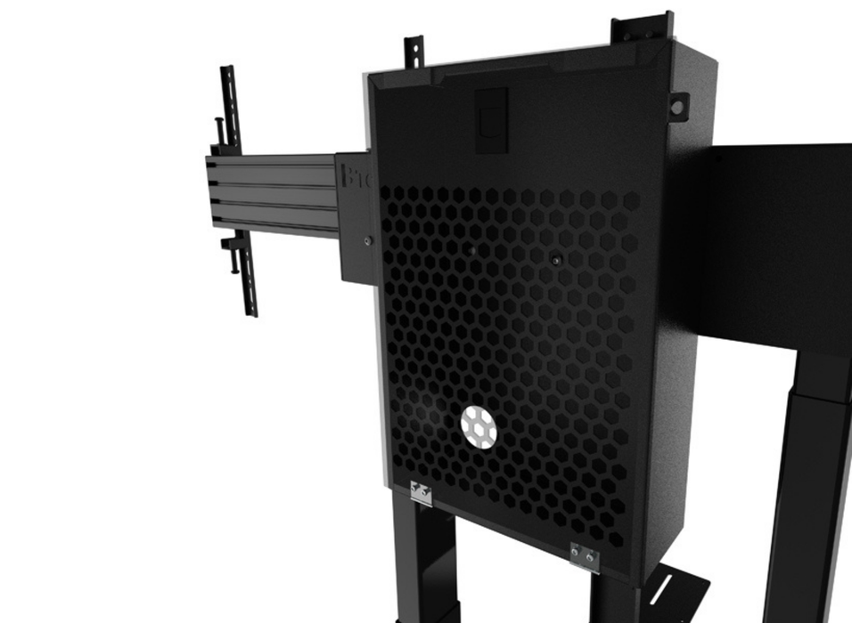 B-Tech BT8554 Momentum E-Lift Duo Motorised Twin Screen VC Trolley For Up to 46" Twin Screens Motorised Trolley B-Tech