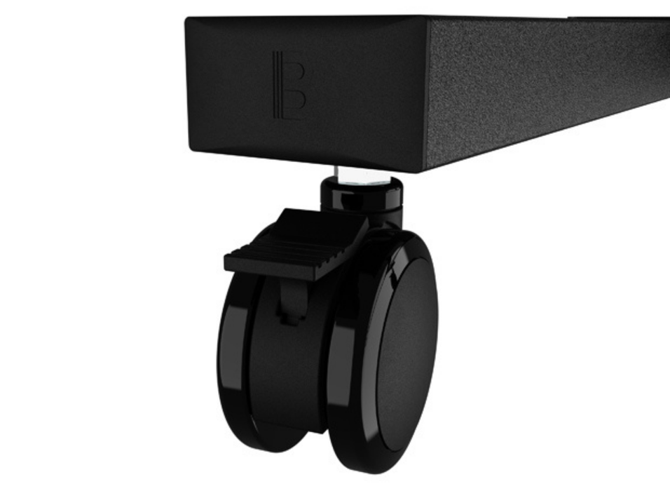 B-Tech BT8554 Momentum E-Lift Duo Motorised Twin Screen VC Trolley For Up to 46" Twin Screens Motorised Trolley B-Tech