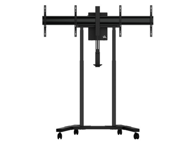 B-Tech BT8554 Momentum E-Lift Duo Motorised Twin Screen VC Trolley For Up to 46" Twin Screens Motorised Trolley B-Tech