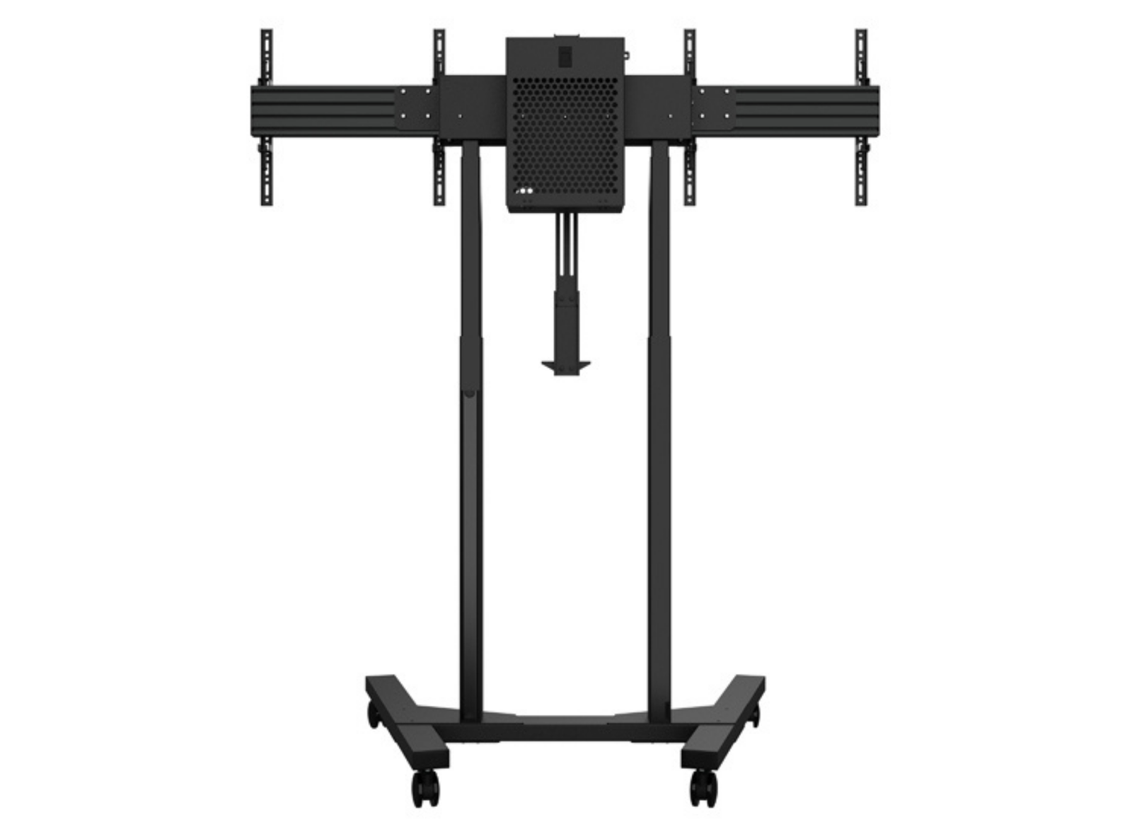 B-Tech BT8554 Momentum E-Lift Duo Motorised Twin Screen VC Trolley For Up to 46" Twin Screens Motorised Trolley B-Tech
