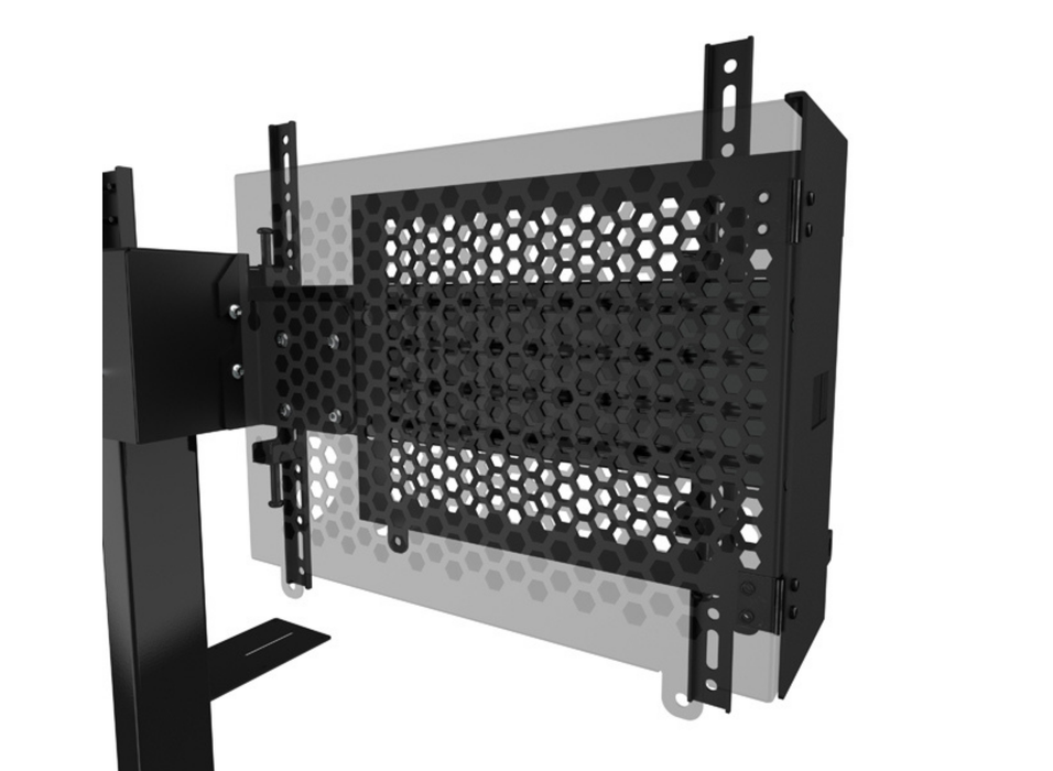 B-Tech BT8555 Momentum Elevate Duo Motorised Twin Screen VC Floor-to-Wall Stand For Up to 46" Twin Screens Floor to Wall Mount Bracket B-Tech