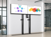 B-Tech BT8555 Momentum Elevate Duo Motorised Twin Screen VC Floor-to-Wall Stand For Up to 46" Twin Screens Floor to Wall Mount Bracket B-Tech
