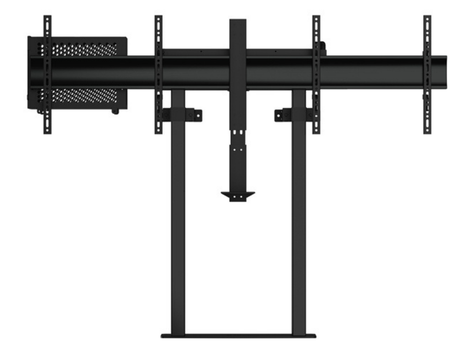 B-Tech BT8555 Momentum Elevate Duo Motorised Twin Screen VC Floor-to-Wall Stand For Up to 46" Twin Screens Floor to Wall Mount Bracket B-Tech