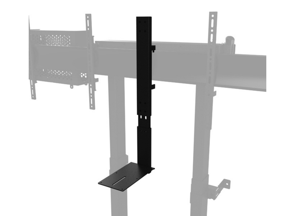 B-Tech BT8555 Momentum Elevate Duo Motorised Twin Screen VC Floor-to-Wall Stand For Up to 46" Twin Screens Floor to Wall Mount Bracket B-Tech