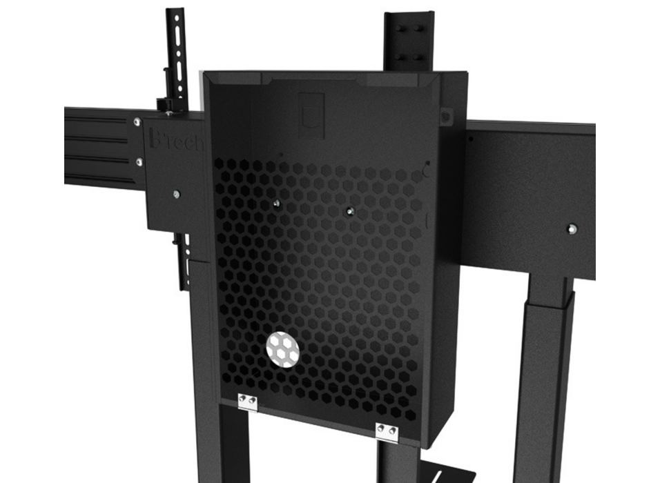 B-Tech BT8556 Momentum E-Lift Duo XL Motorised Twin Screen VC Trolley For Up to 65" Twin Screens Motorised Trolley B-Tech