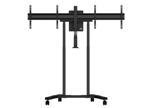 B-Tech BT8556 Momentum E-Lift Duo XL Motorised Twin Screen VC Trolley For Up to 65" Twin Screens Motorised Trolley B-Tech