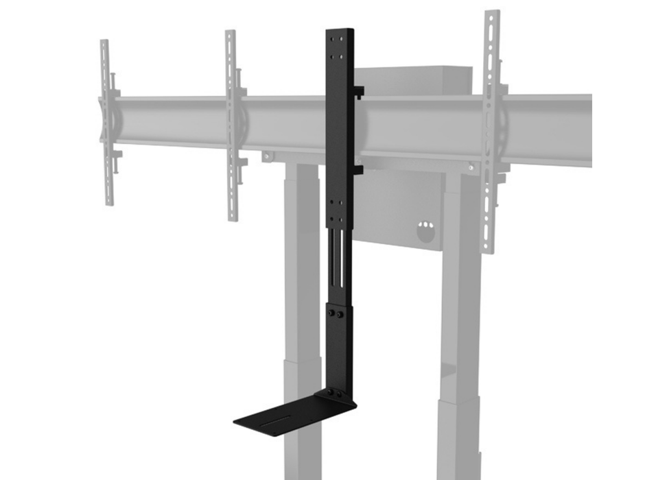 B-Tech BT8556 Momentum E-Lift Duo XL Motorised Twin Screen VC Trolley For Up to 65" Twin Screens Motorised Trolley B-Tech