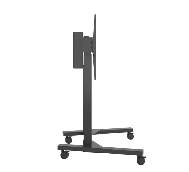 B-Tech 55"-100" Momentum E-Lift Motorised Height Adjustable Flat Screen Trolley | BT8558/B Motorised Trolley B-Tech
