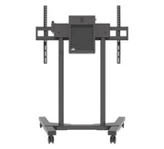 B-Tech 55"-100" Momentum E-Lift Motorised Height Adjustable Flat Screen Trolley | BT8558/B Motorised Trolley B-Tech