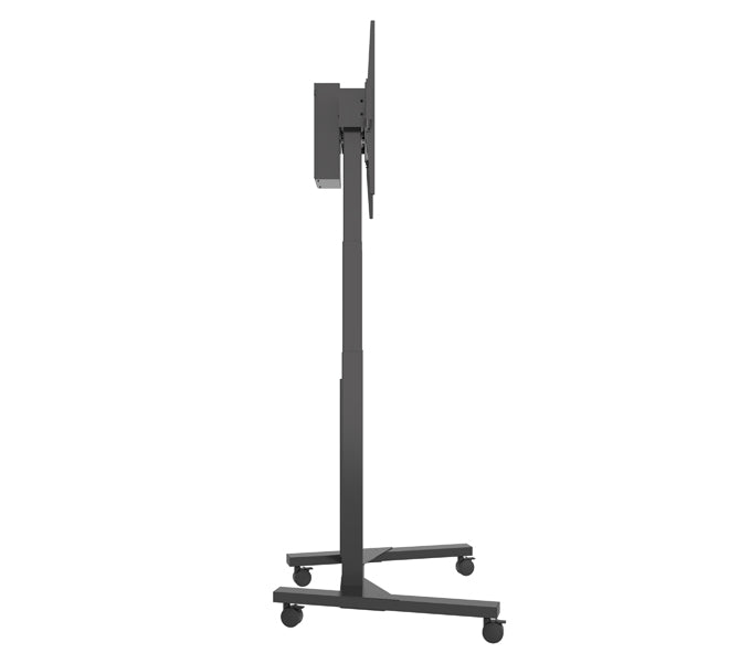 B-Tech 55"-100" Momentum E-Lift Motorised Height Adjustable Flat Screen Trolley | BT8558/B Motorised Trolley B-Tech