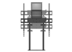 B-Tech BT8559/B Motorised Height Adjustable Floor-To-Wall Stand For Up to 100" Screens Floor Stand B-Tech