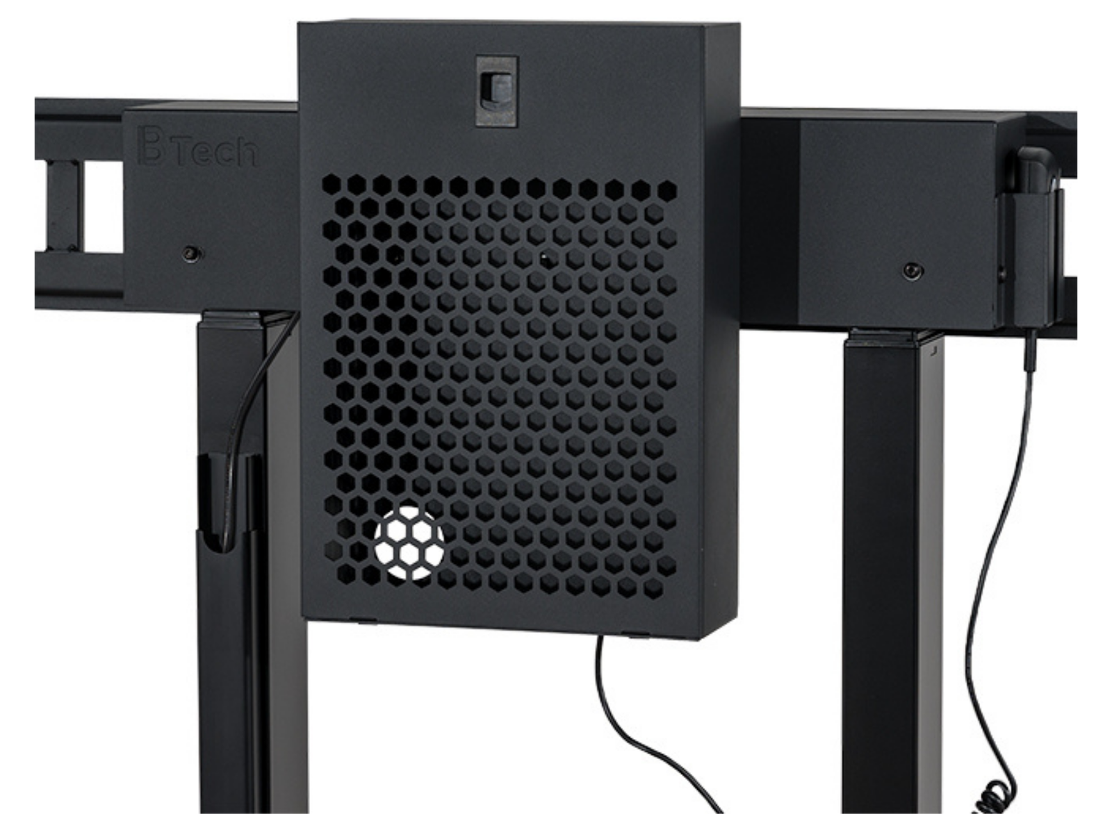 B-Tech BT8559/B Motorised Height Adjustable Floor-To-Wall Stand For Up to 100" Screens Floor Stand B-Tech