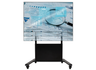 B-Tech Motorised Height Adjustable Flat Screen Trolley - For screens up to 86"